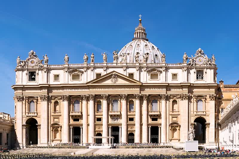 Basílica de São Pedro na Cidade do Vaticano em Roma